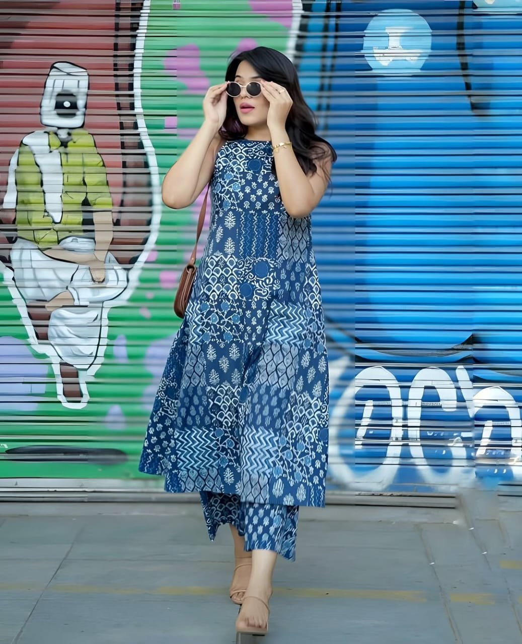 Cotton Printed Cord Set