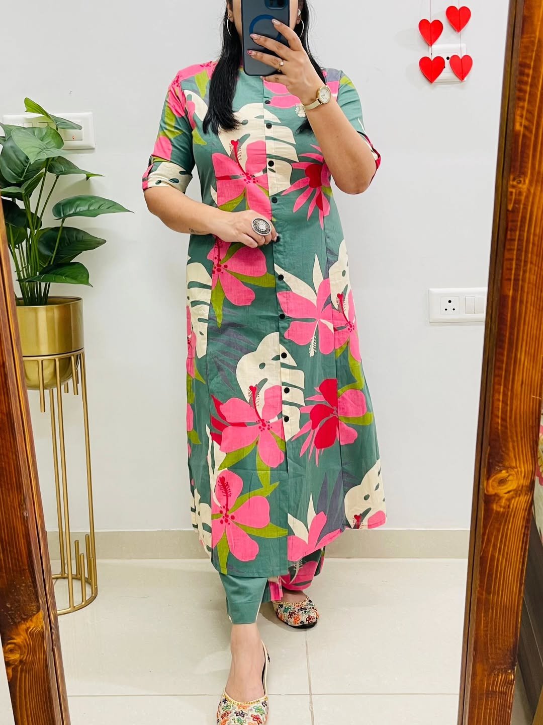 Cotton Printed Cord Set