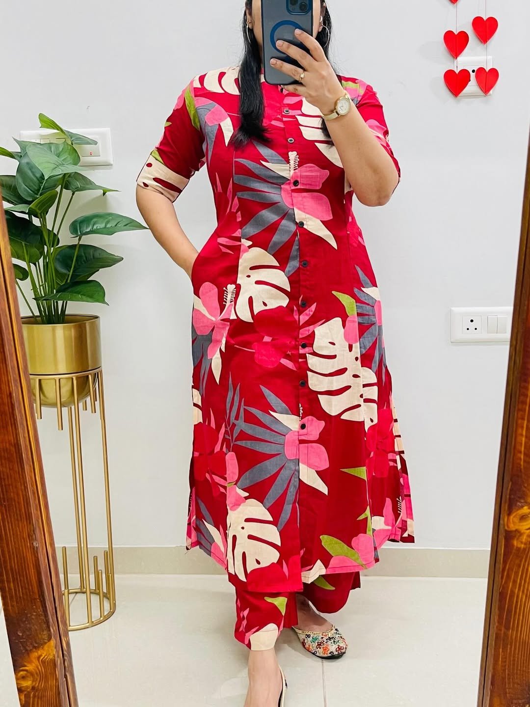 Cotton Printed Cord Set