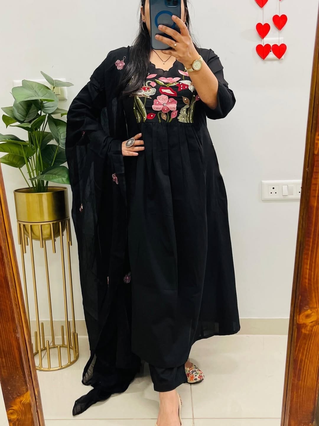 Cotton Embroidered Stitched Suit Set