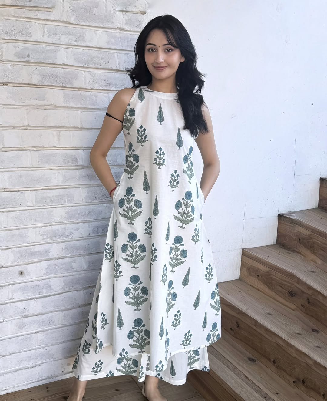Cotton Printed Cord Set