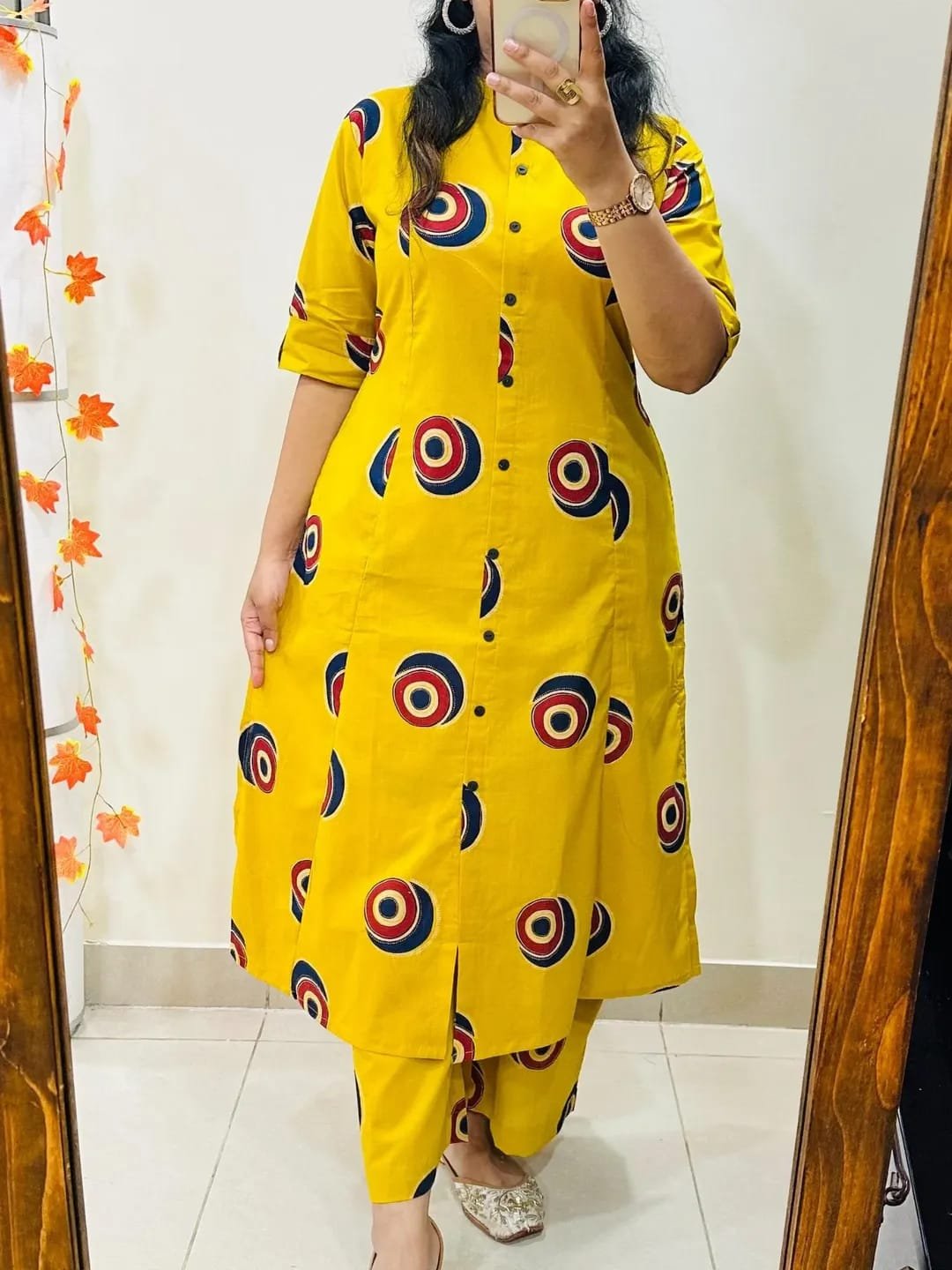 Cotton Printed Cord Set