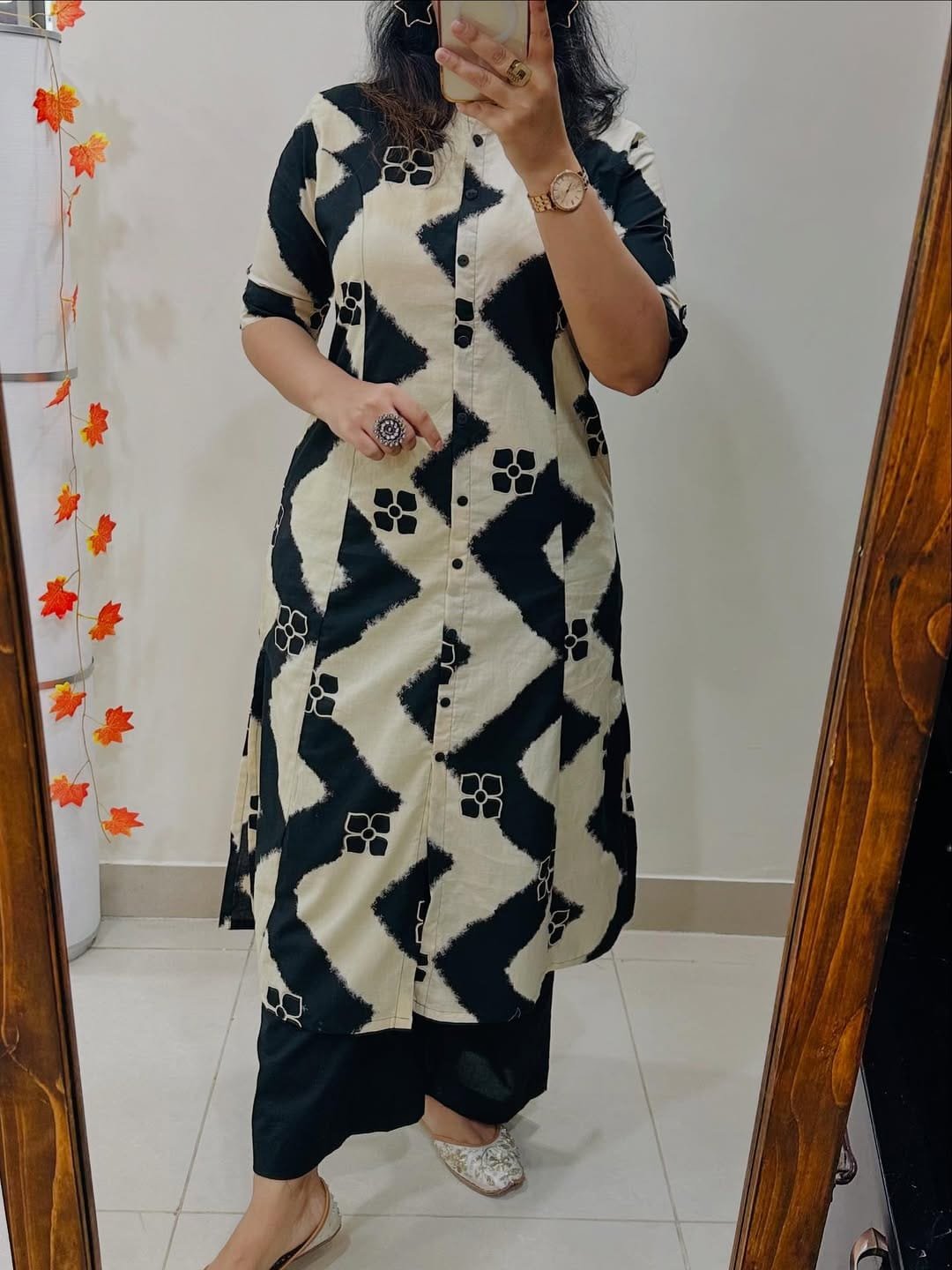 Cotton Printed Cord Set