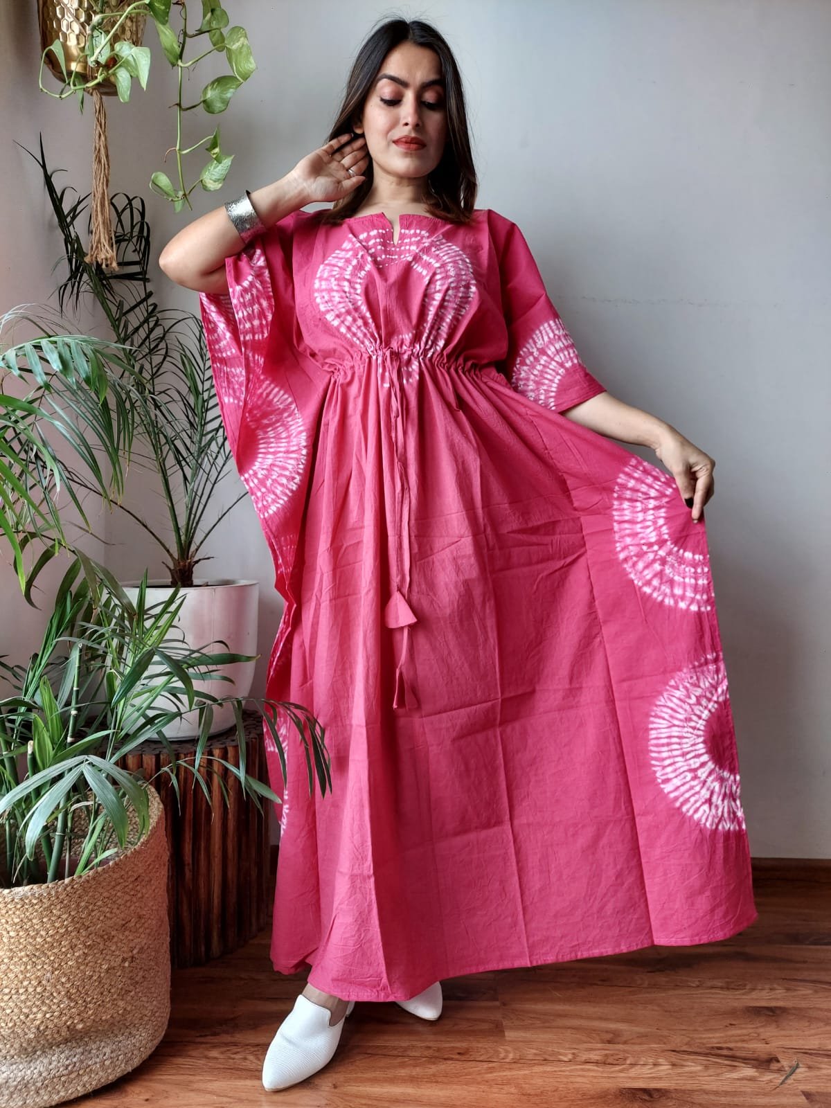Cotton Printed Long Kaftan