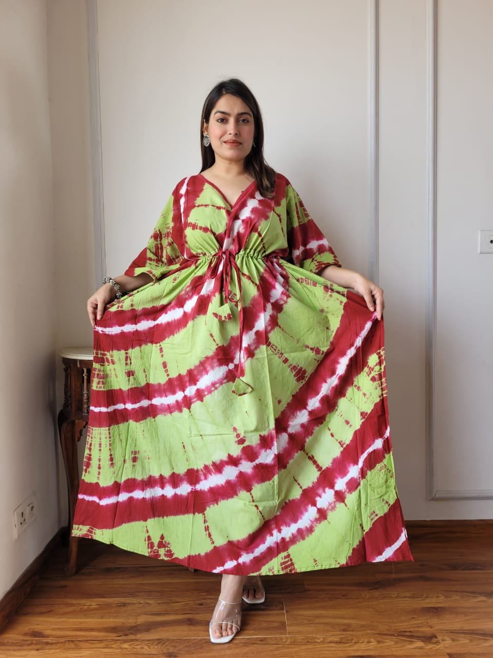 Cotton Printed Long Kaftan