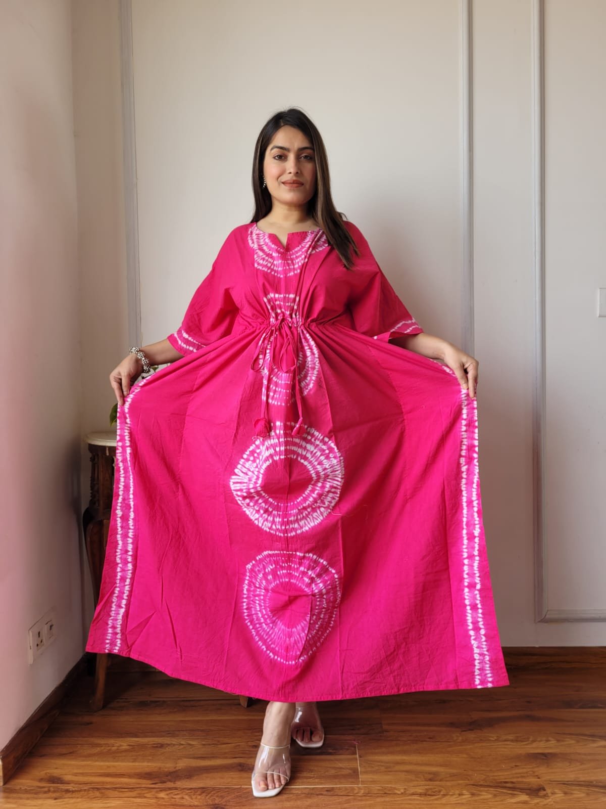 Cotton Printed Long Kaftan