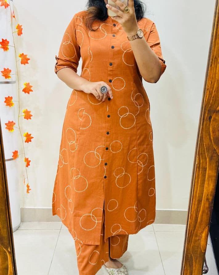 Cotton Printed Cord Set