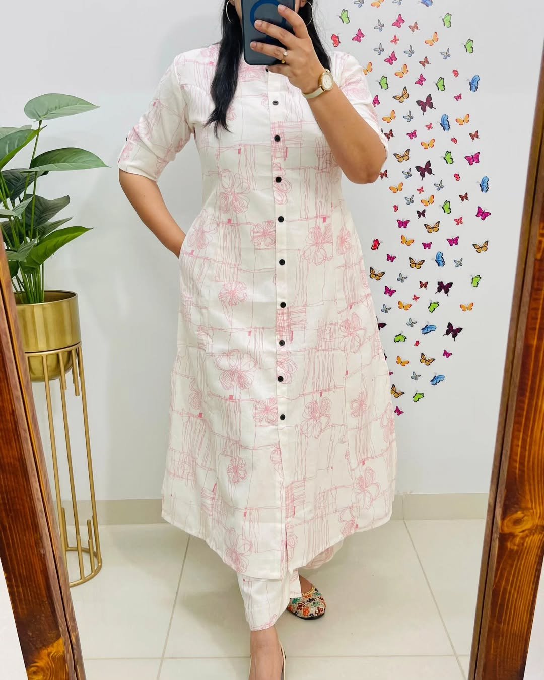 Cotton Printed Cord Set