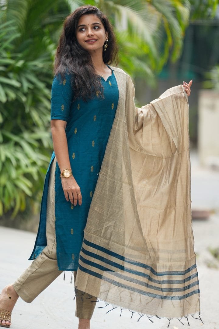 Kanchi Cotton Stitched Suit Set
