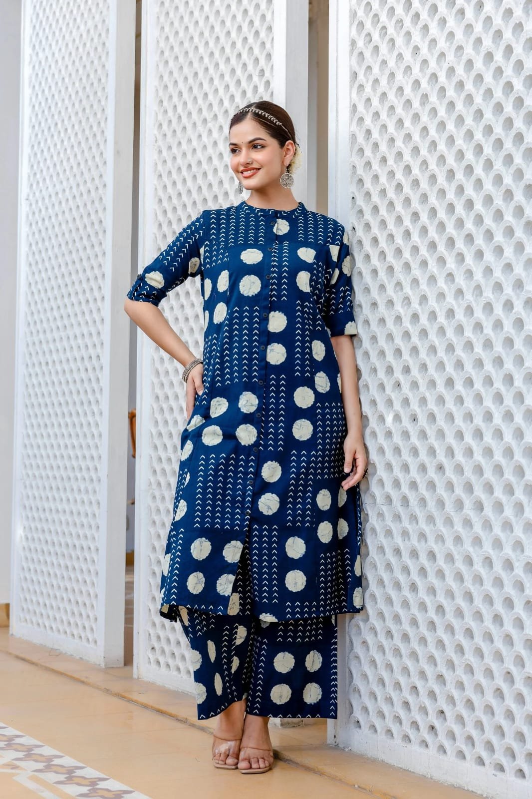 Cotton Printed Cord Set