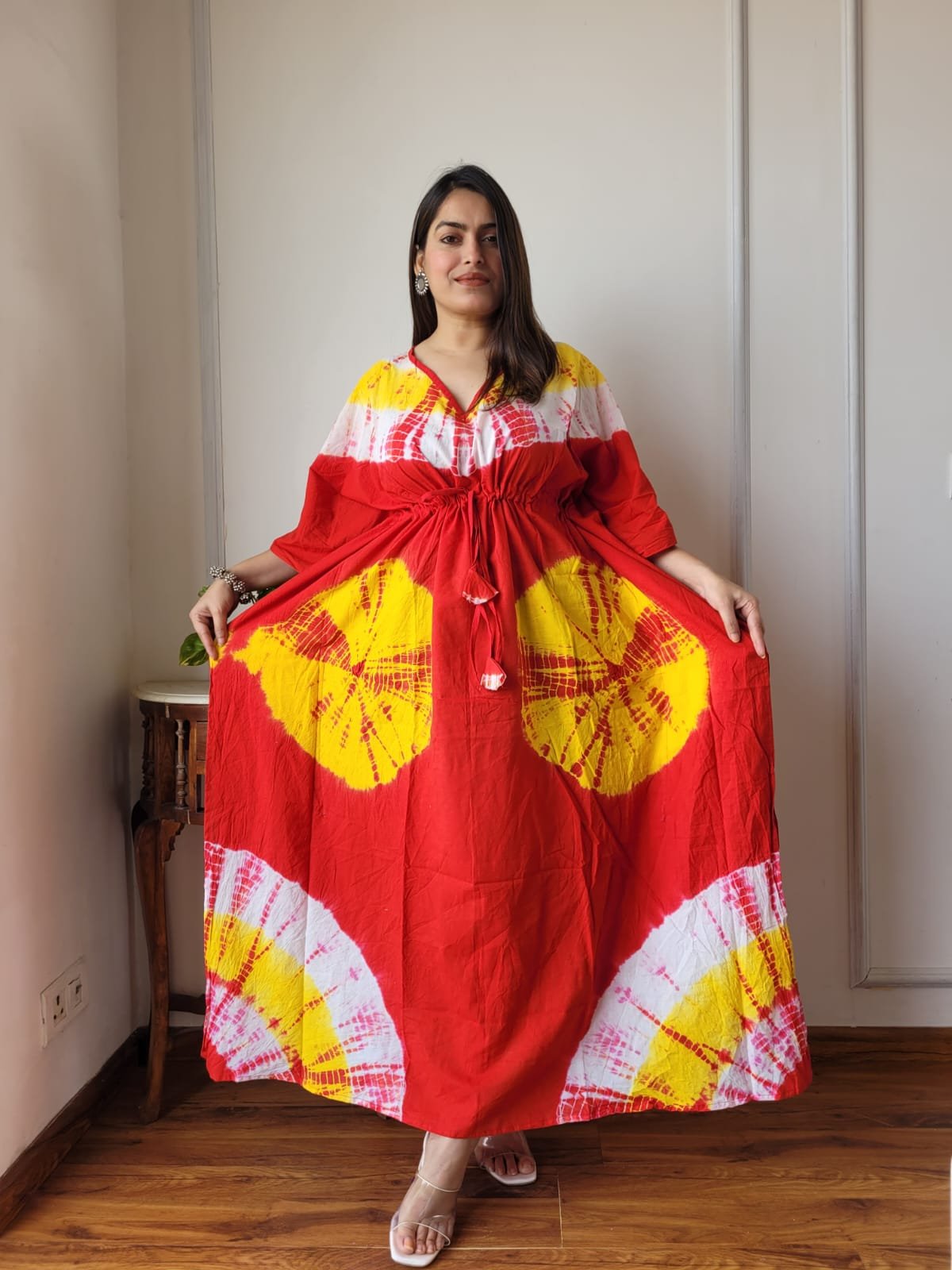 Cotton Printed Long Kaftan