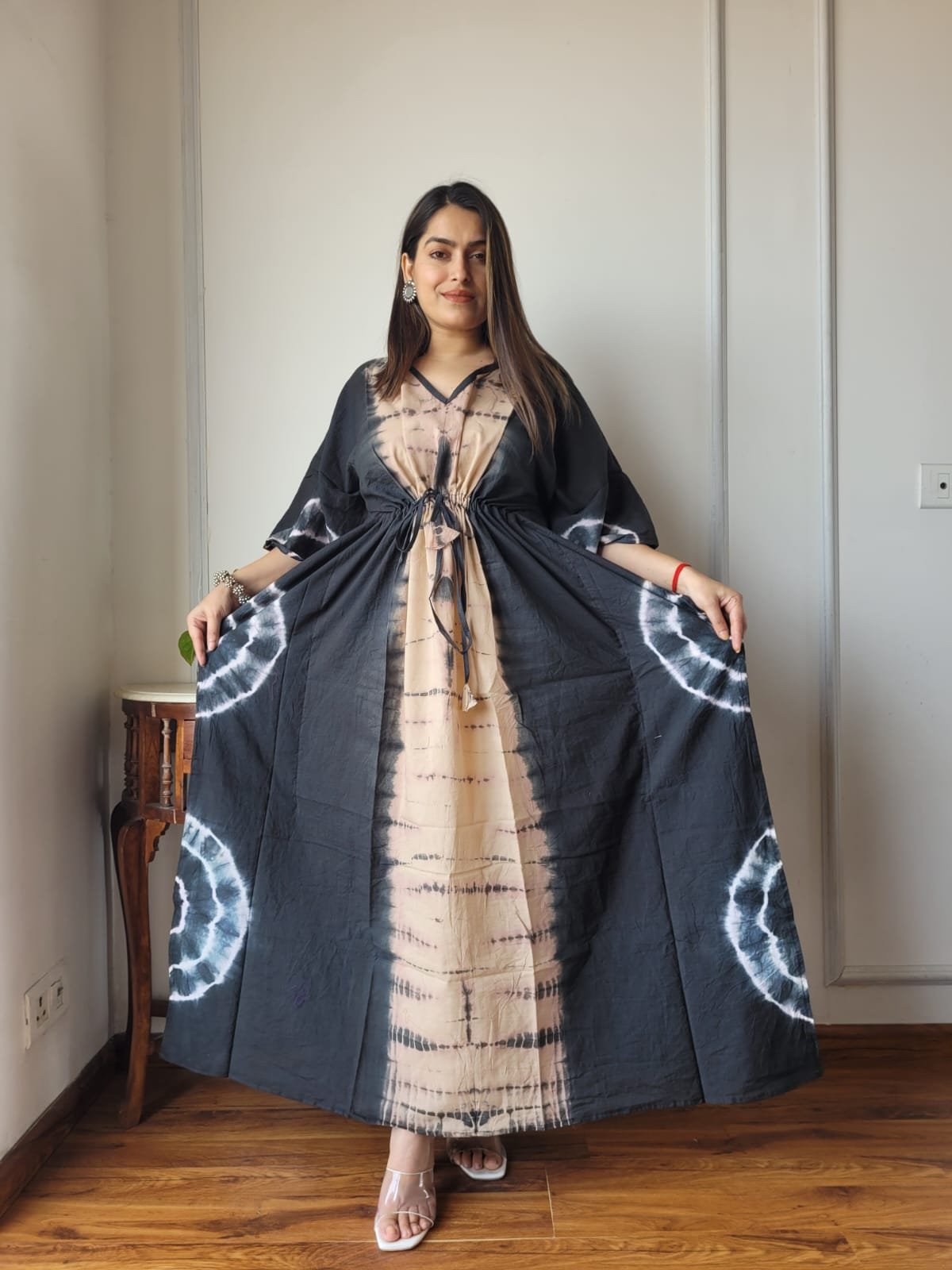 Cotton Printed Long Kaftan