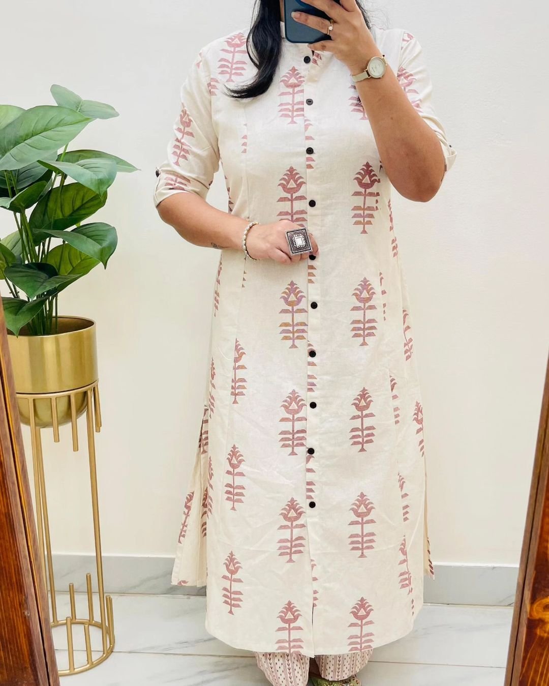 Cotton Printed Cord Set