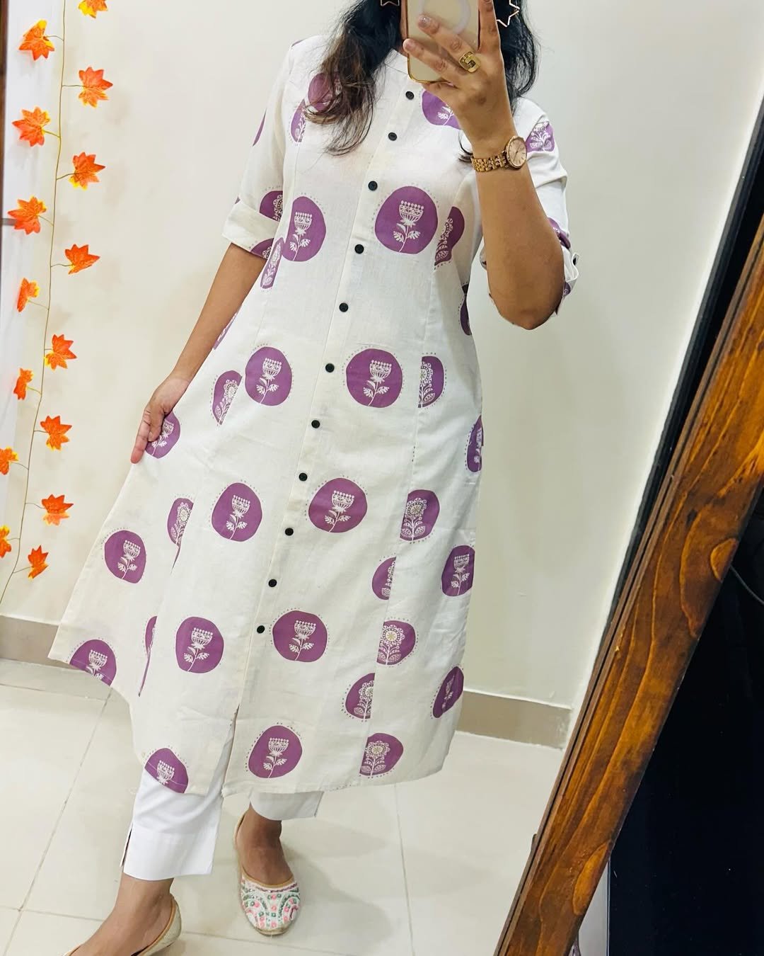 Cotton Printed Cord Set