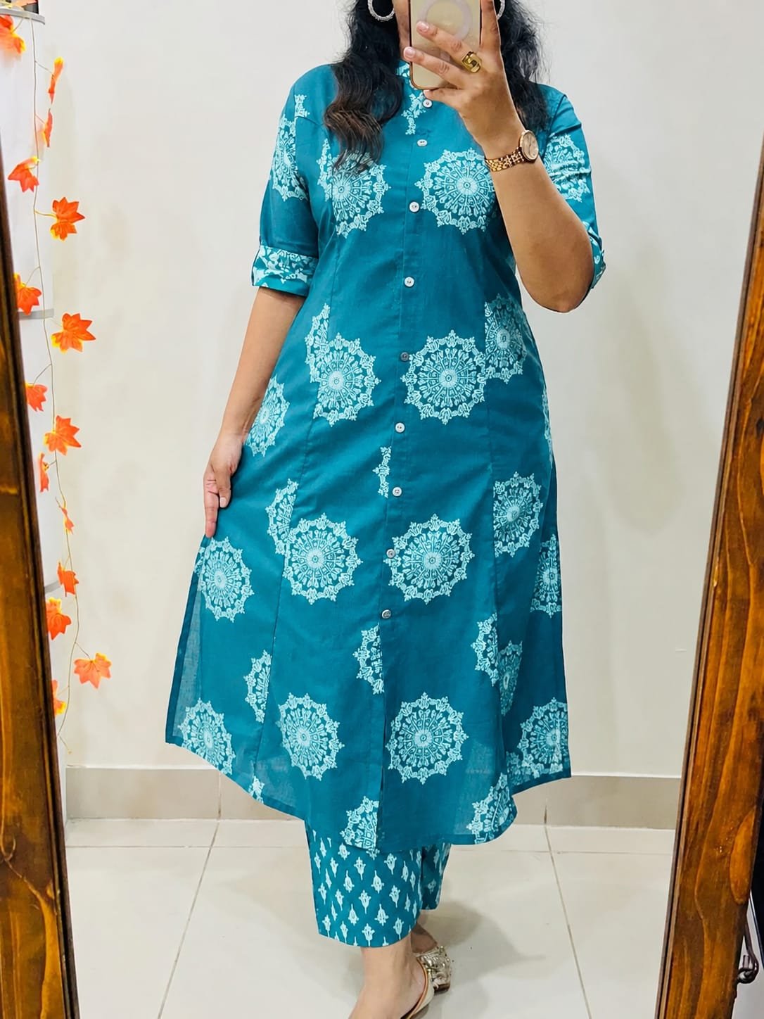 Cotton Printed Cord Set