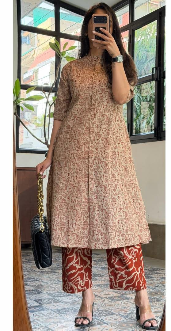 Cotton Printed Cord Set