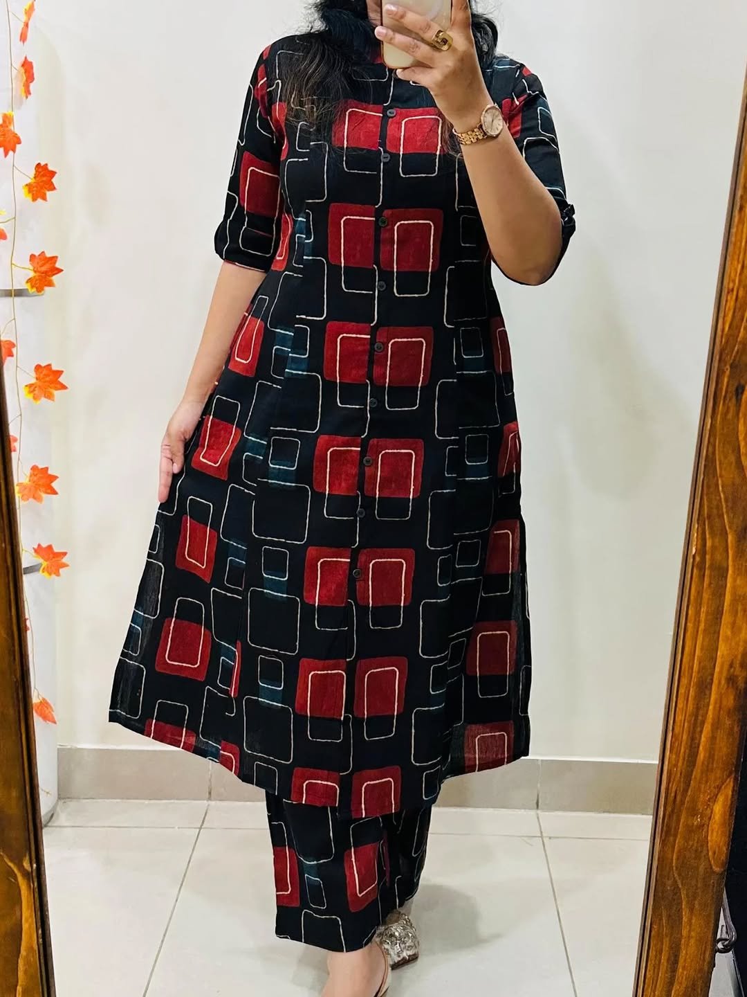 Cotton Printed Cord Set