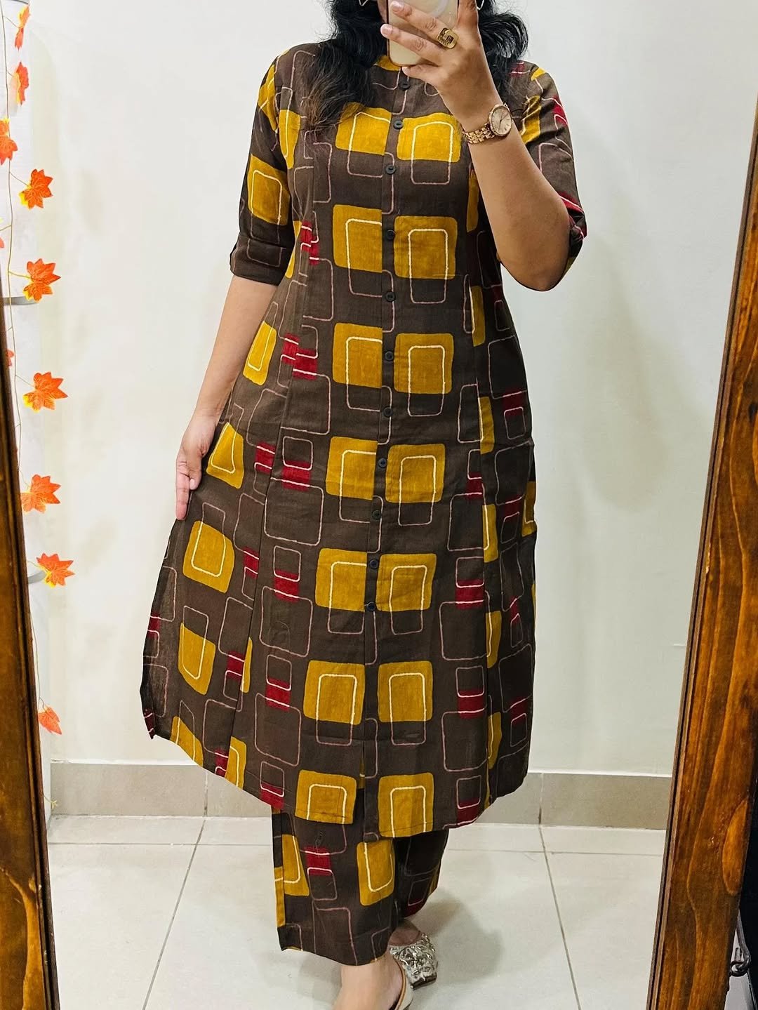 Cotton Printed Cord Set