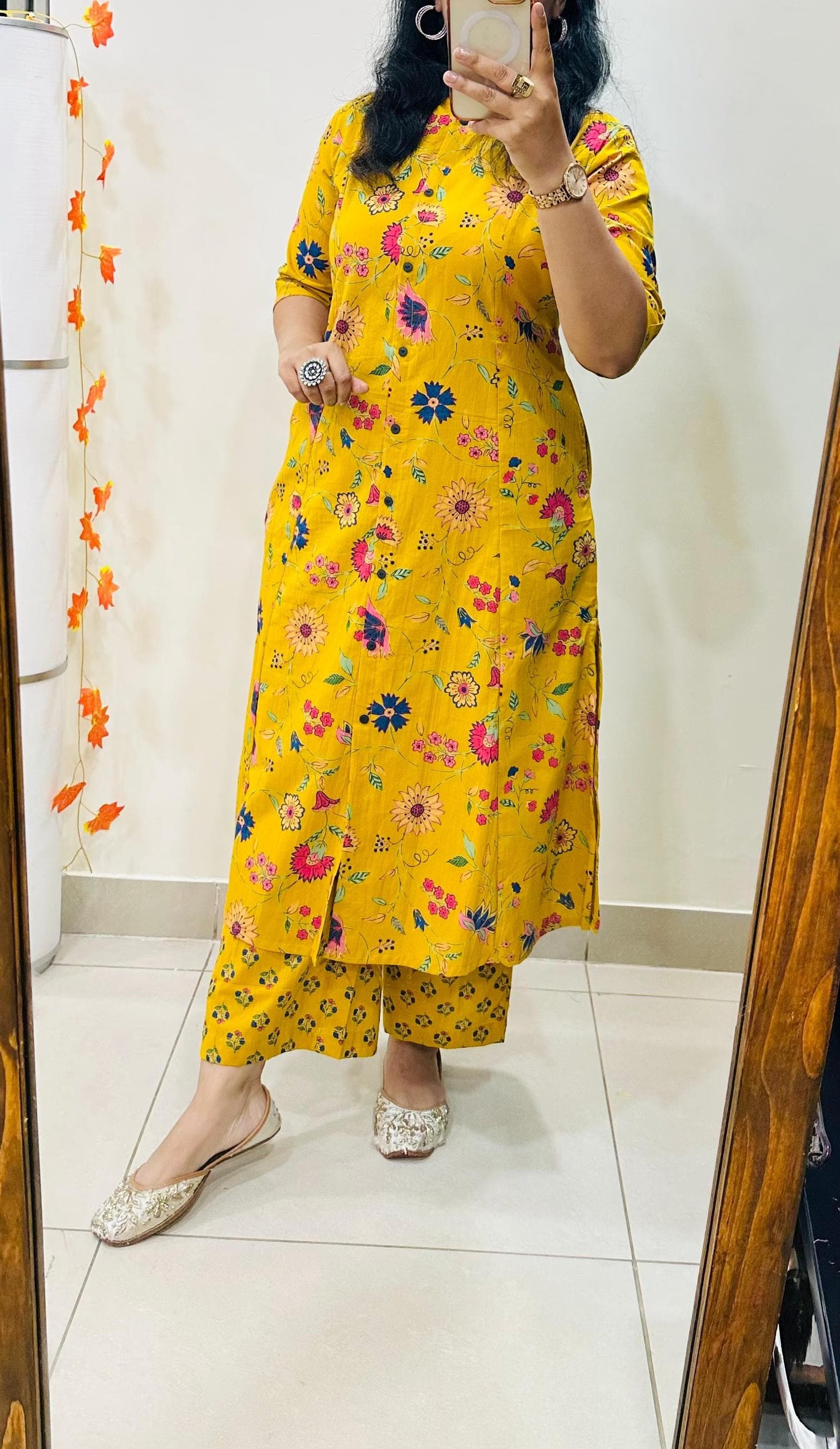 Cotton Printed Cord Set