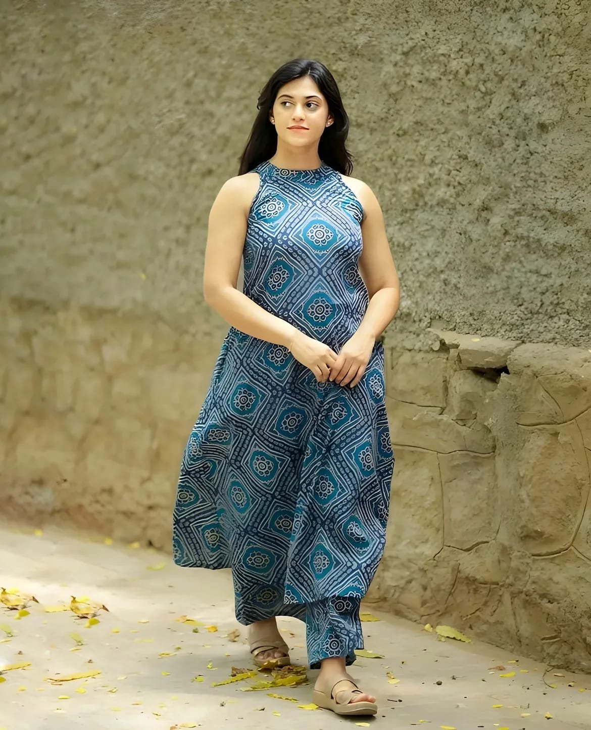 Cotton Printed Cord Set