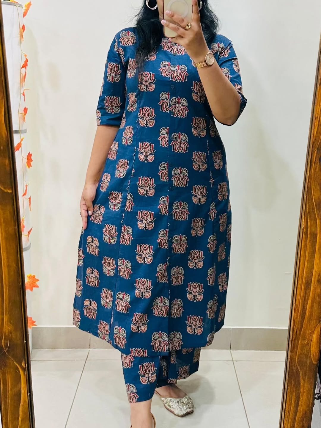 Cotton Printed Cord Set