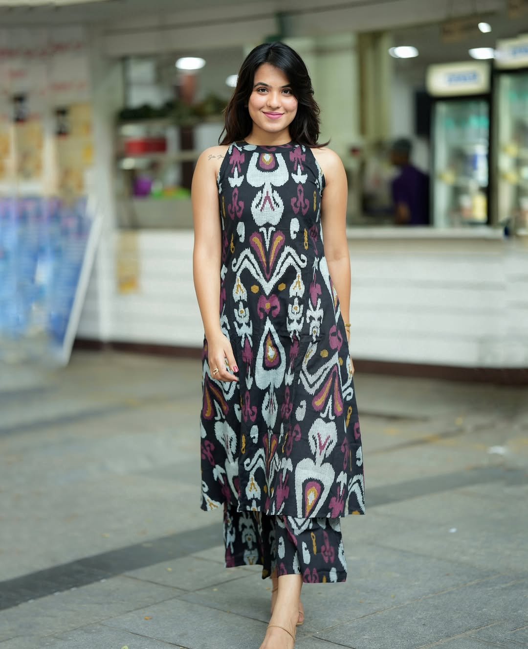 Cotton Printed Cord Set