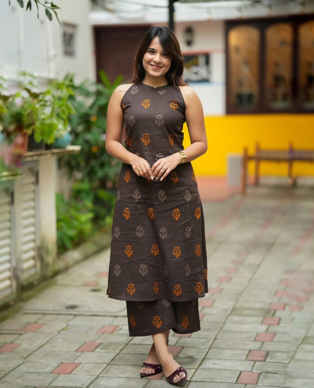 Cotton Printed Cord Set