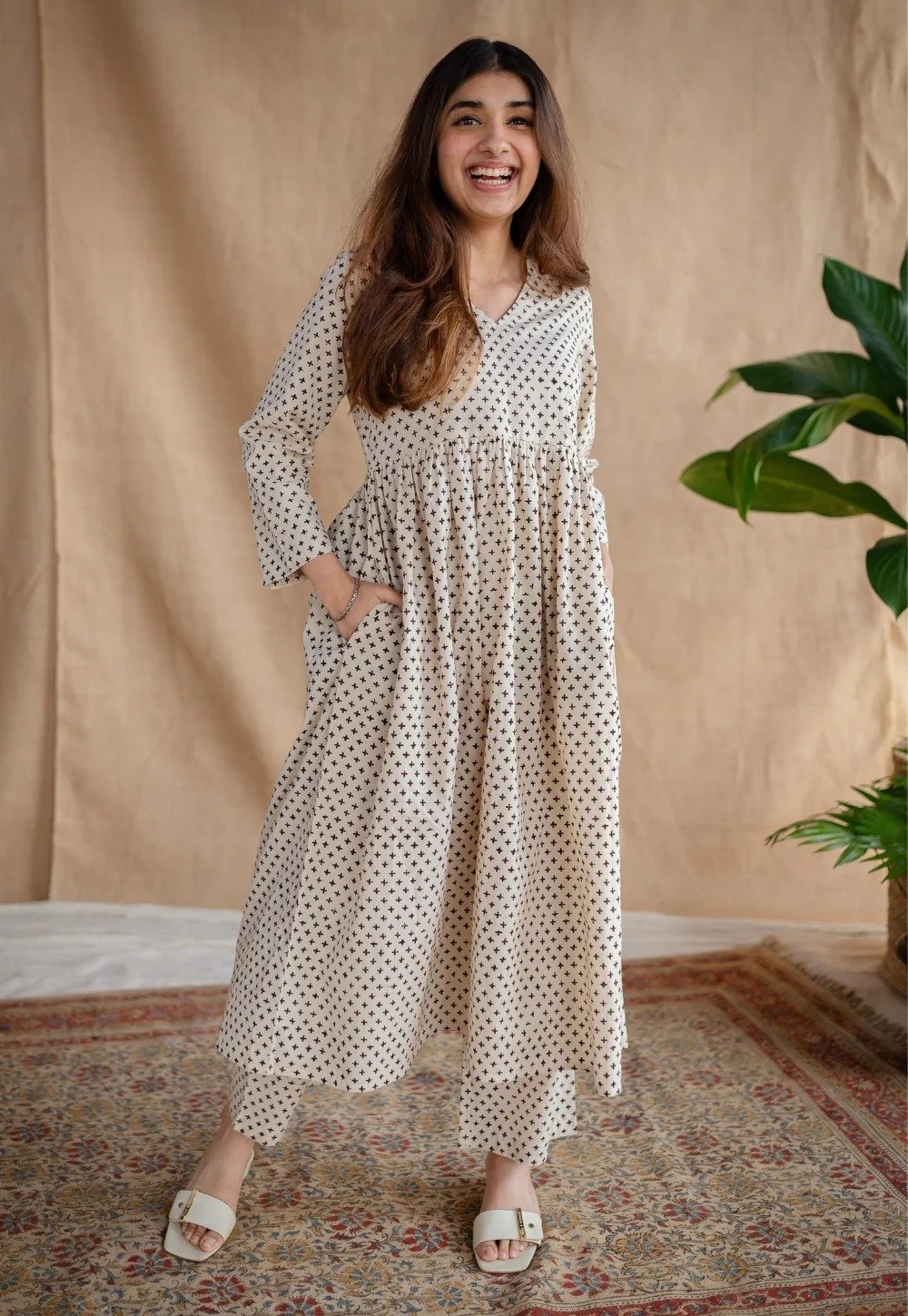 Cotton Printed Cord Set