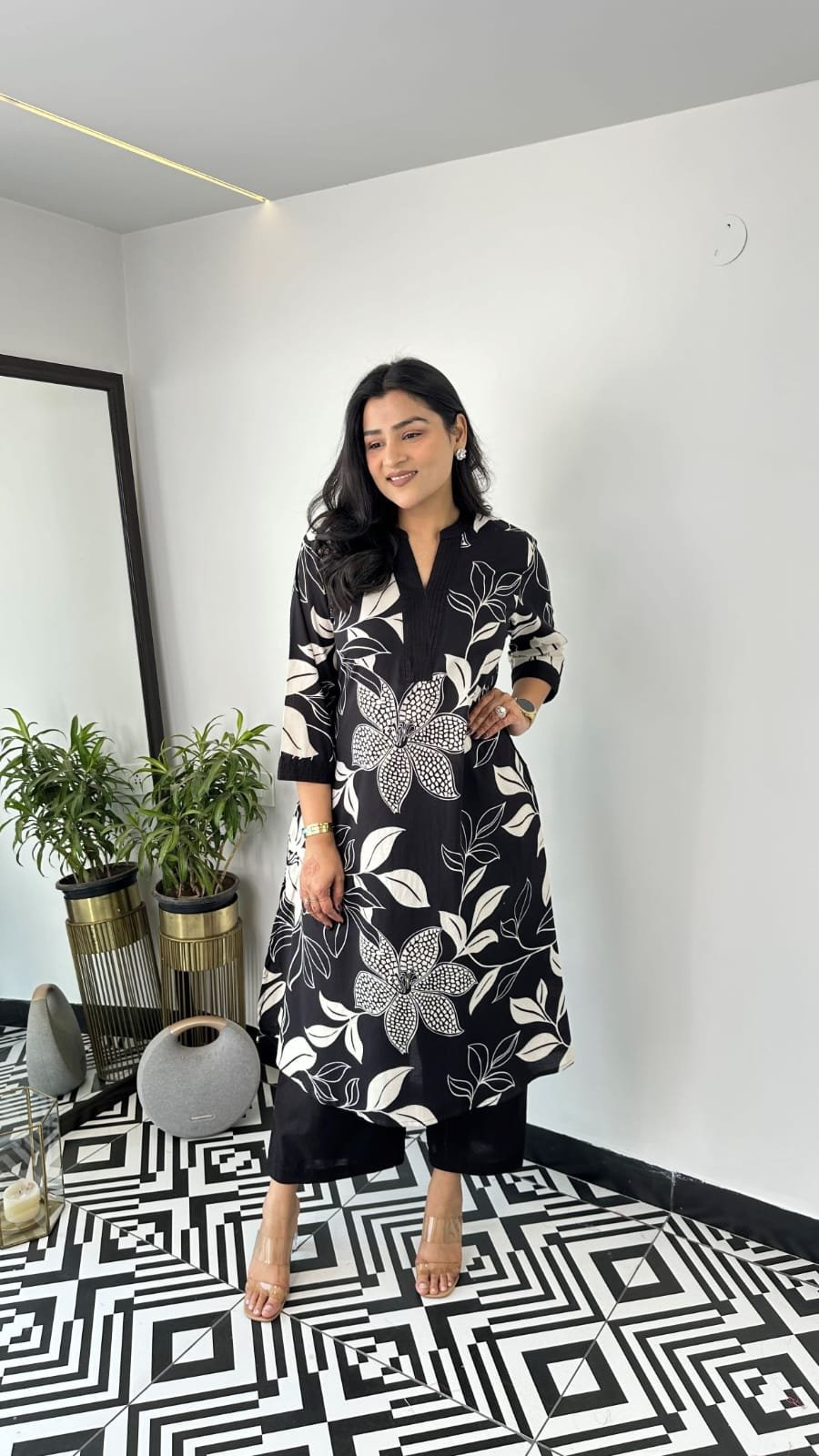 Cotton Printed Cord Set
