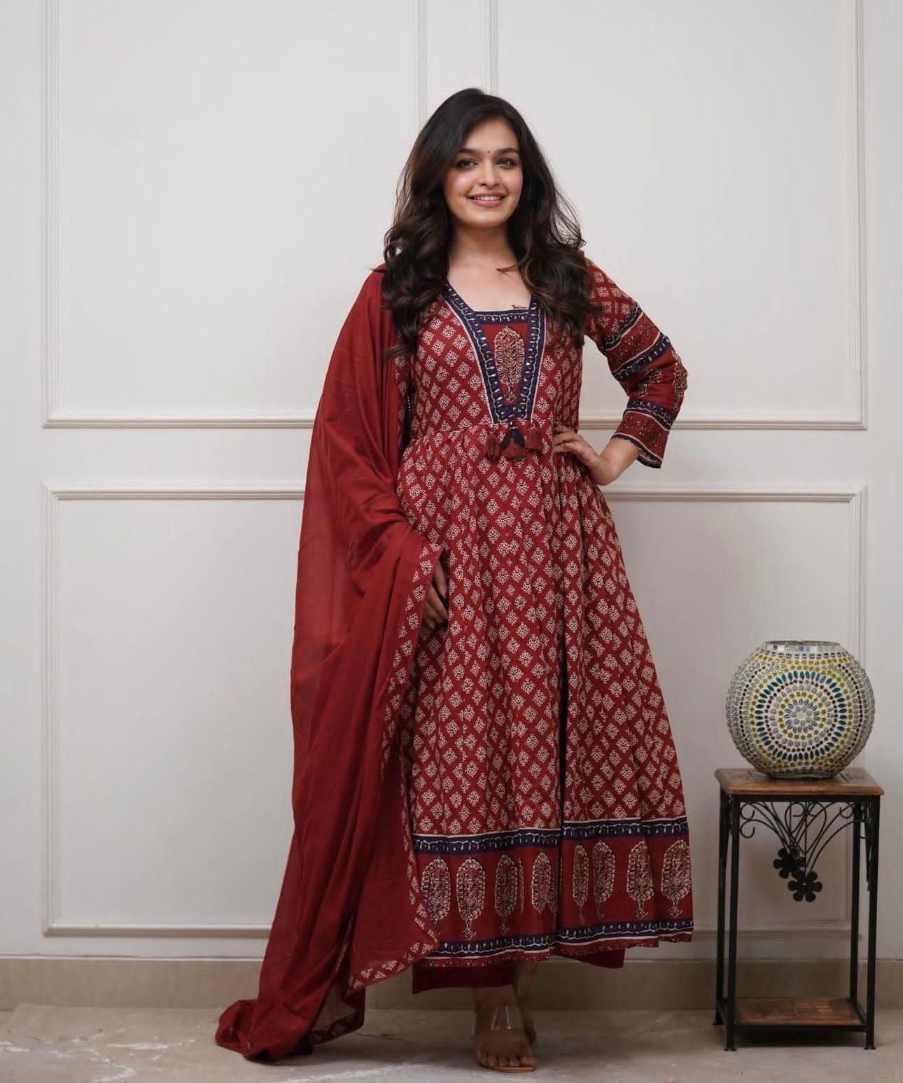 Cotton Printed Stitched Suit Set