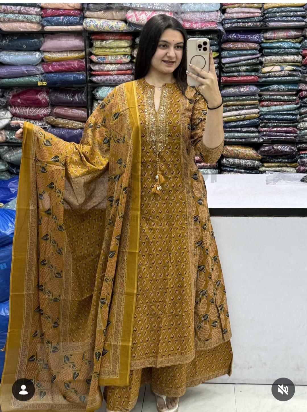 Cotton Printed Stitched Suit Set