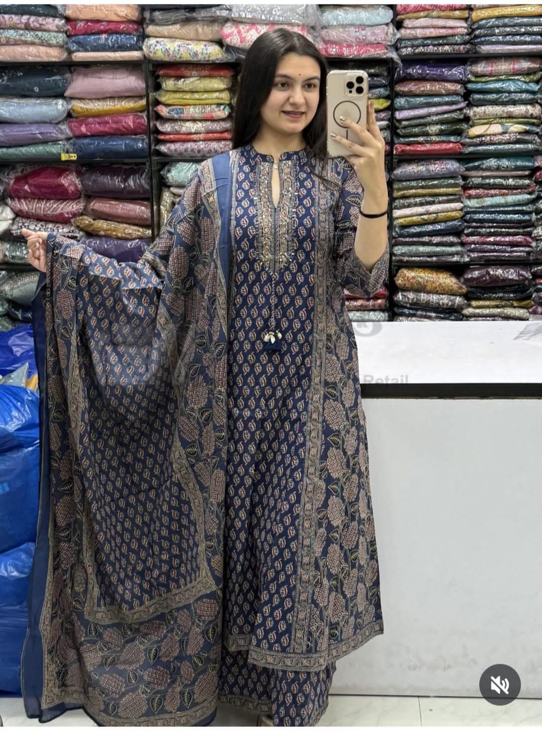 Cotton Printed Stitched Suit Set
