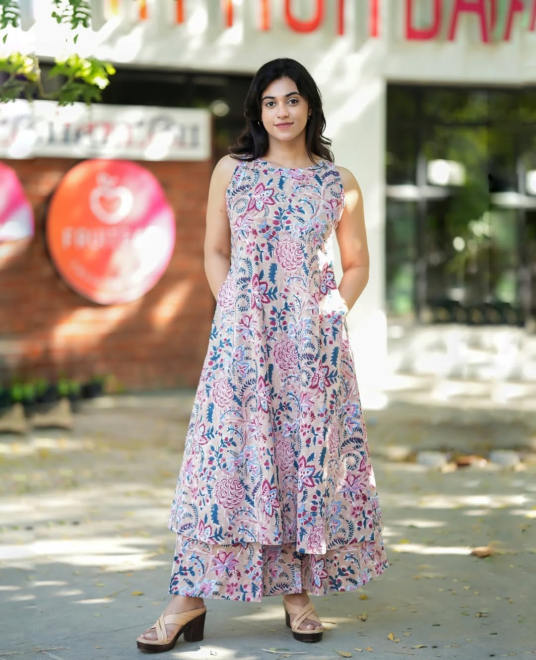 Cotton Printed Cord Set