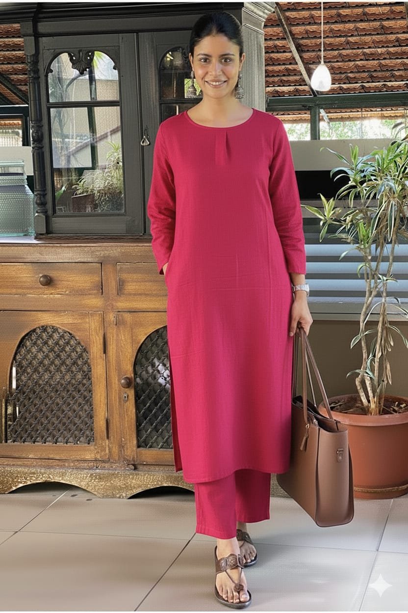 Cotton Slub Cord Set