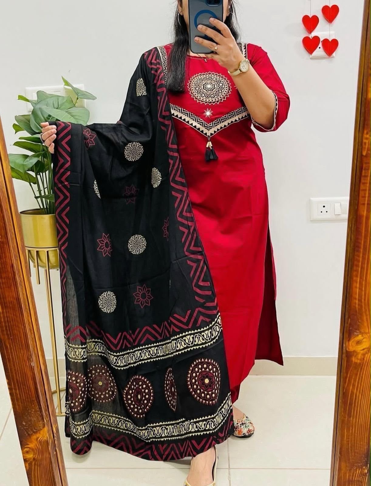 Cotton Embroidered Stitched Suit Set