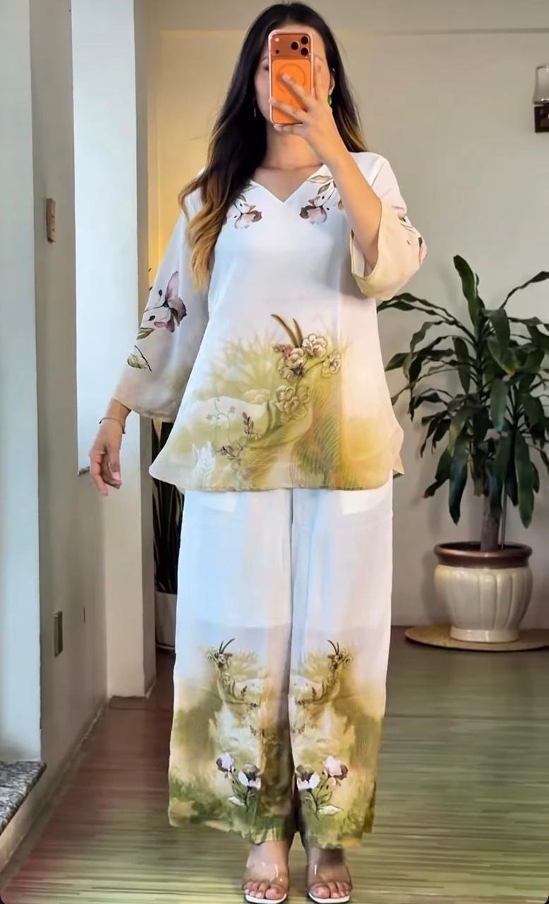 Cotton Printed Cord Set