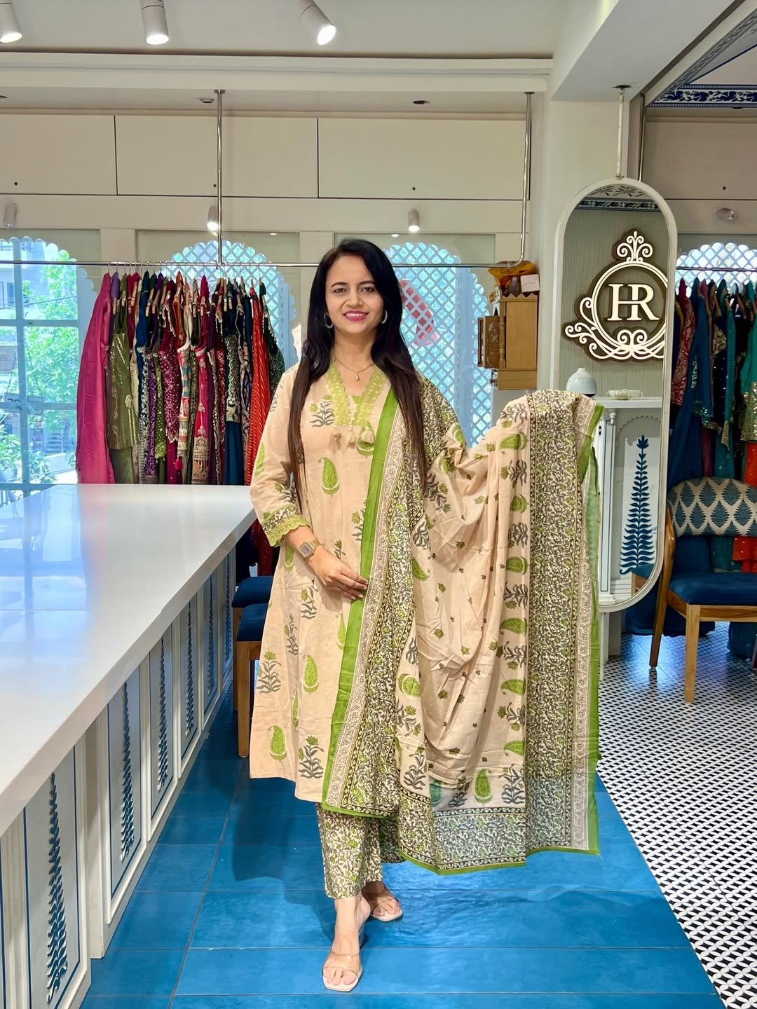 Cotton Printed Stitched Suit Set