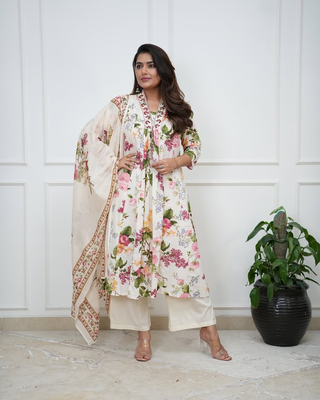 Cotton Printed Stitched Suit Set