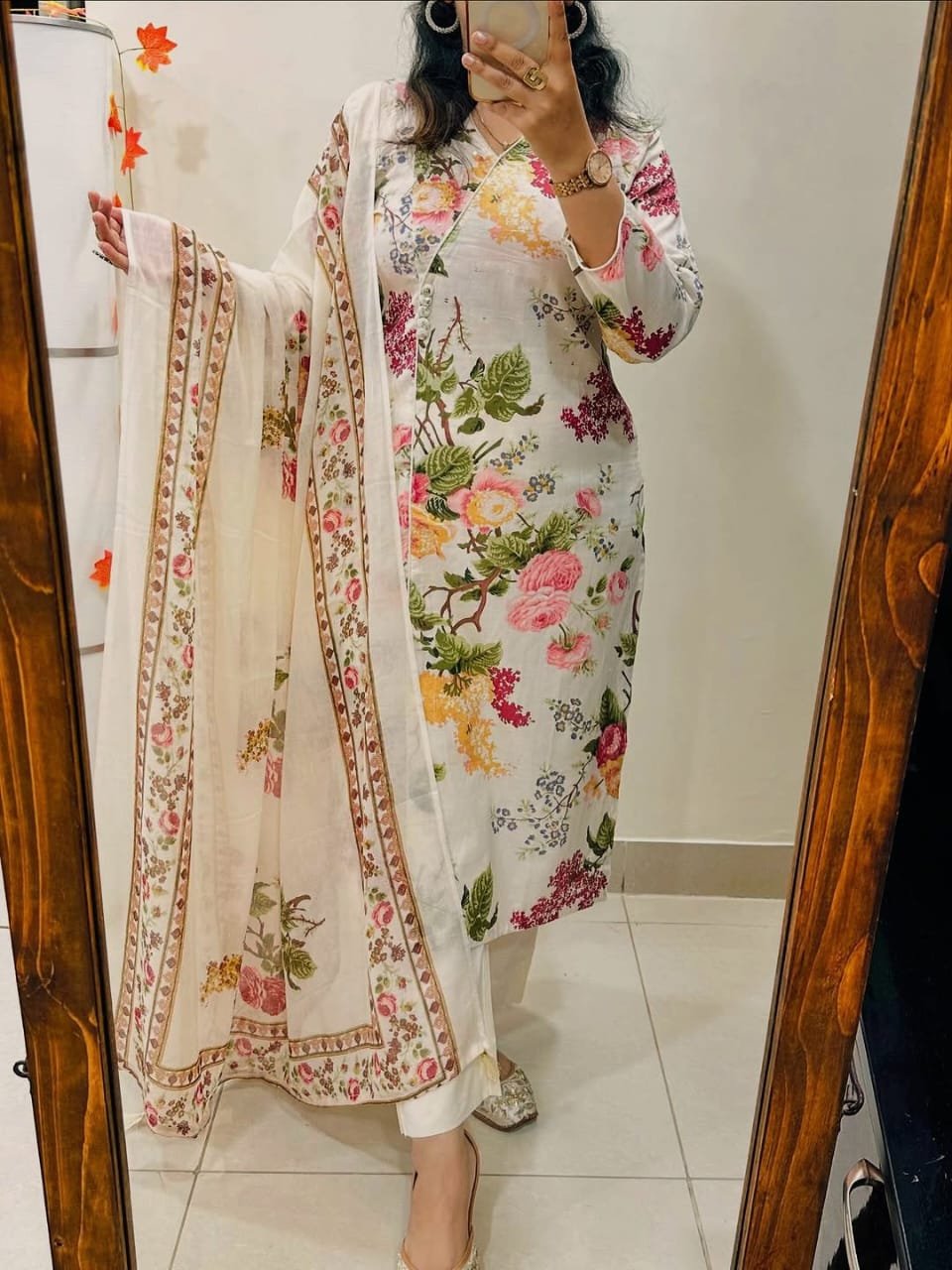 Cotton Printed Stitched Suit Set