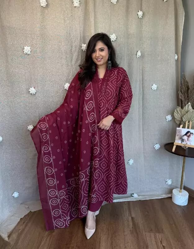 Cotton Printed Stitched Suit Set
