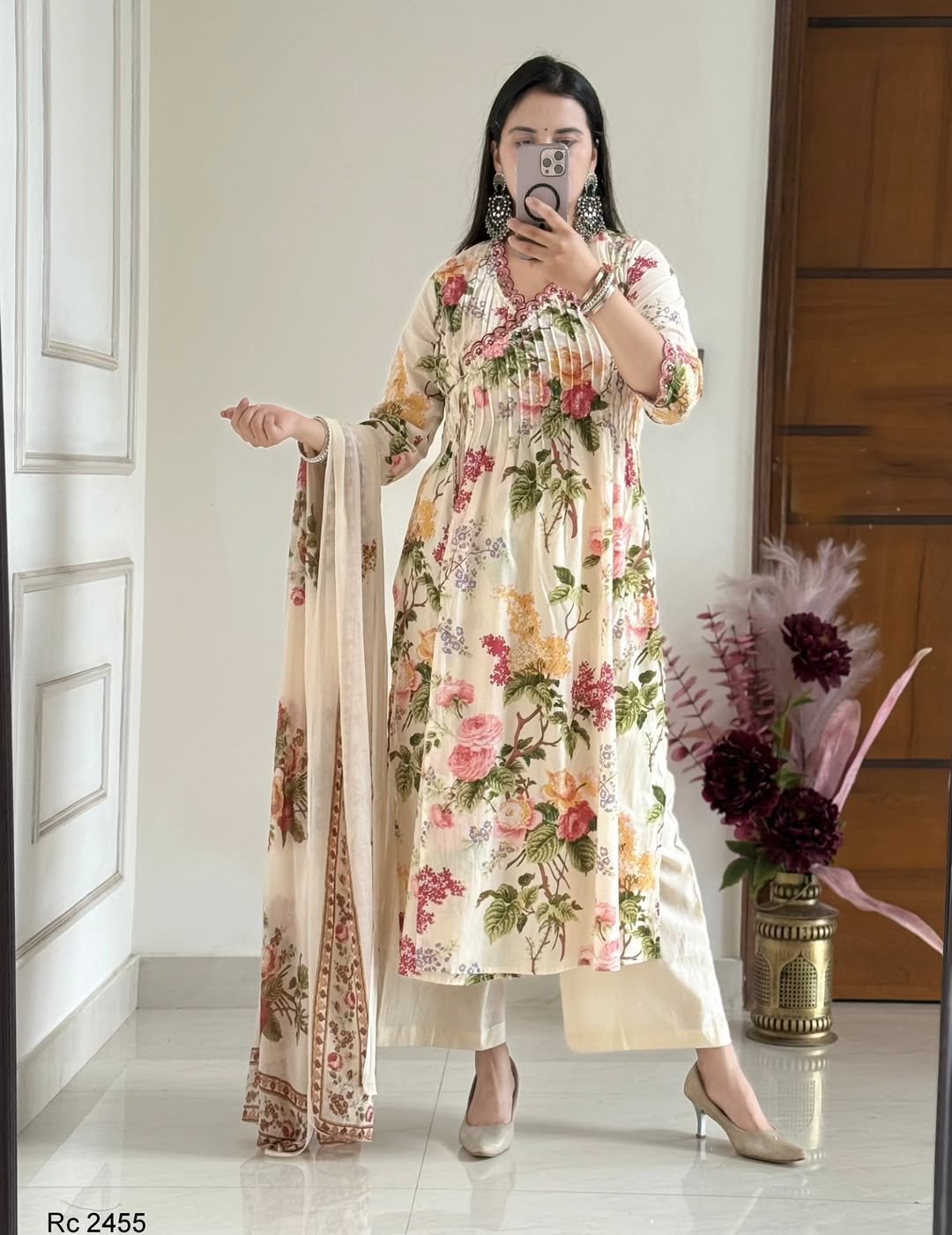 Cotton Printed Stitched Suit Set