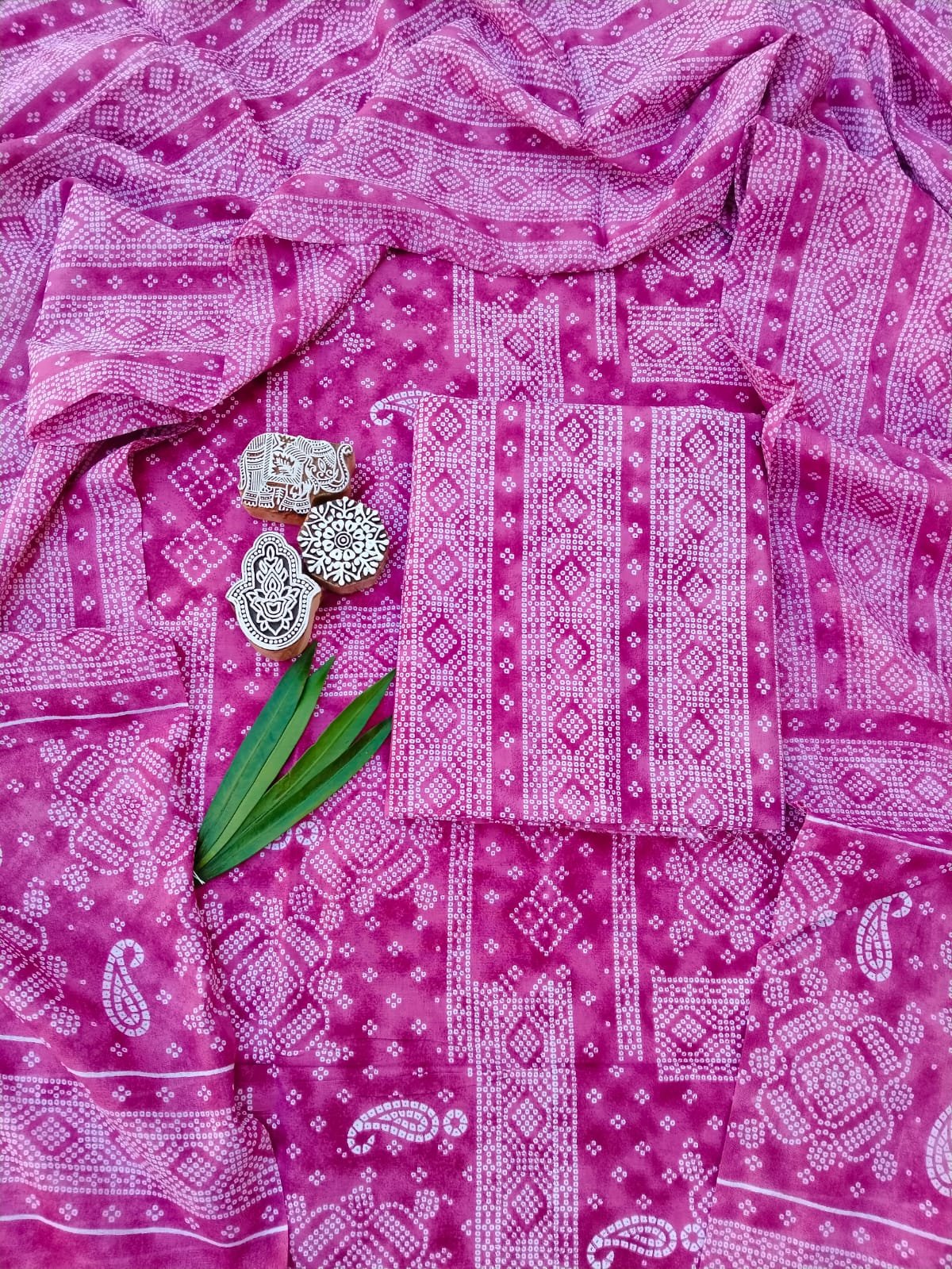 Cotton Dupatta Printed Suit