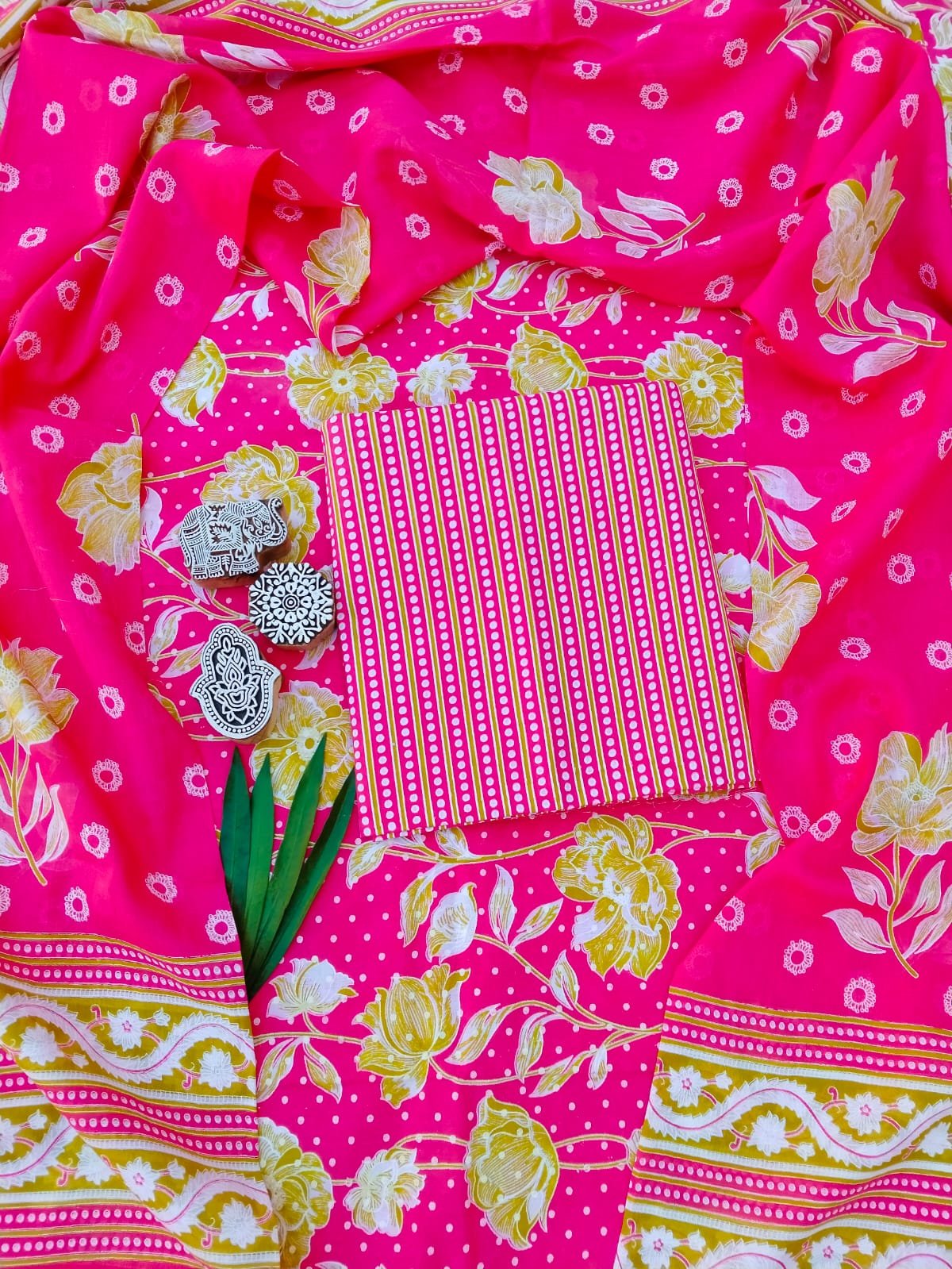 Cotton Dupatta Printed Suit