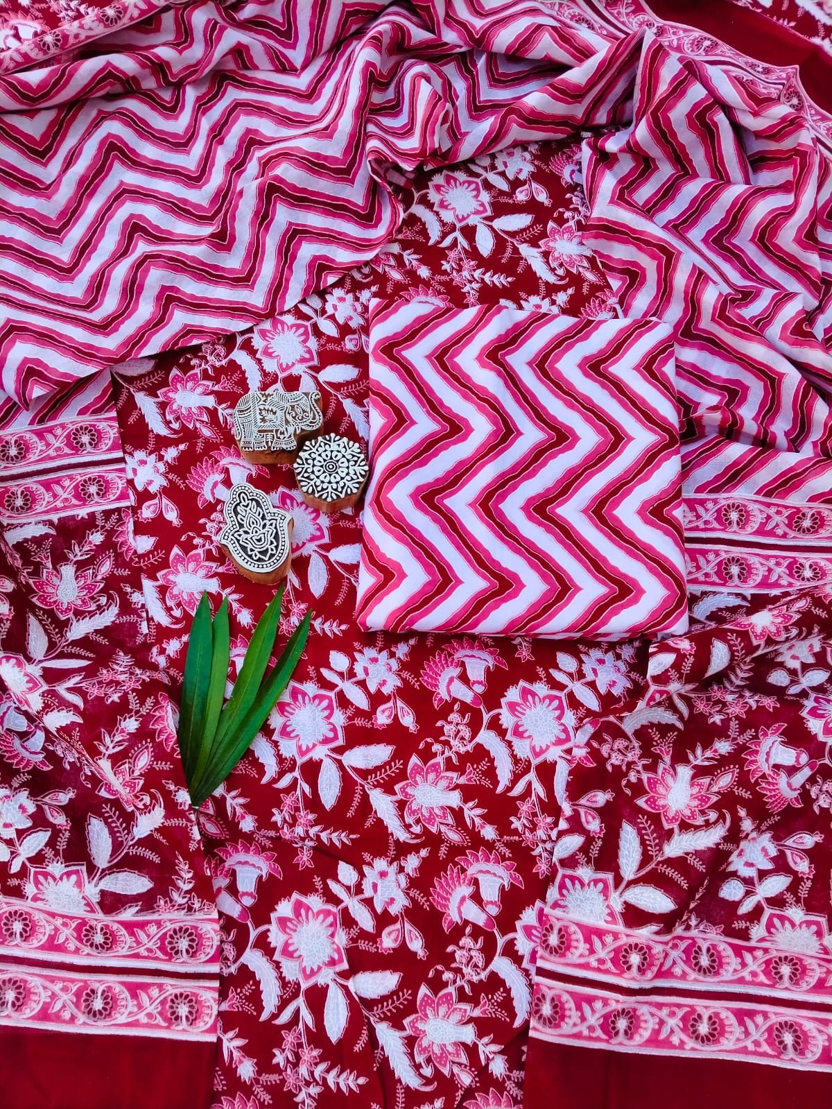 Cotton Dupatta Printed Suit
