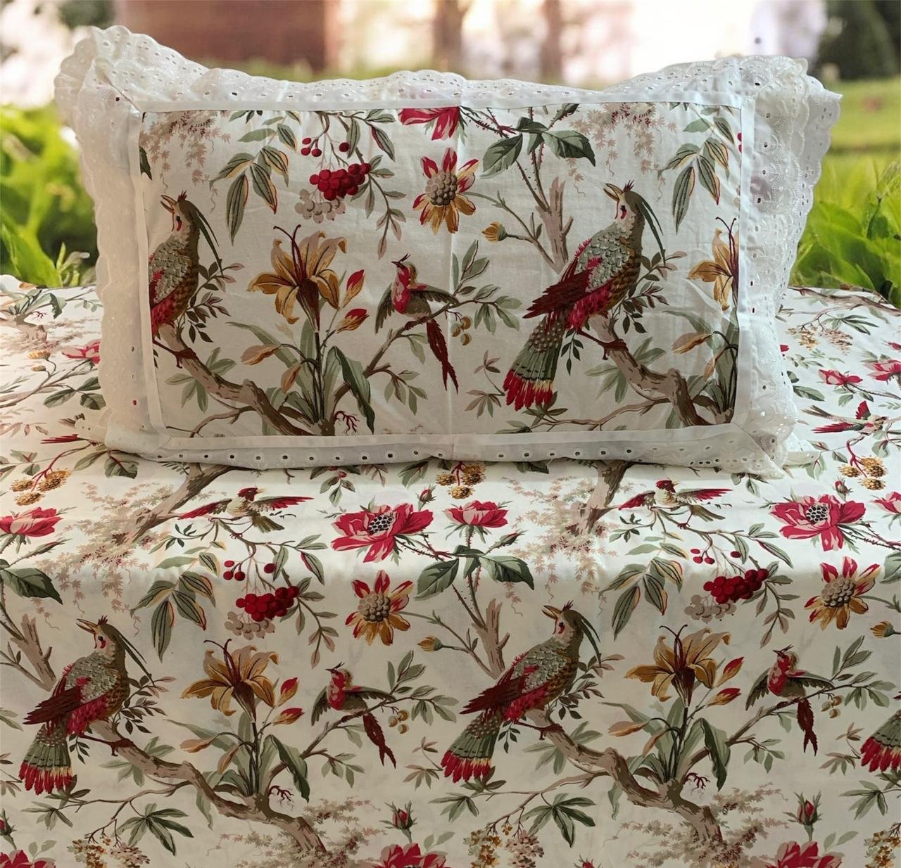Cotton Printed King Size Bedsheet Set of 3