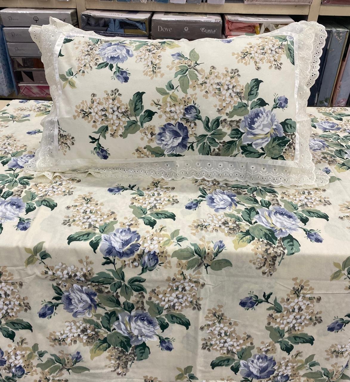 Cotton Printed King Size Bedsheet Set of 3