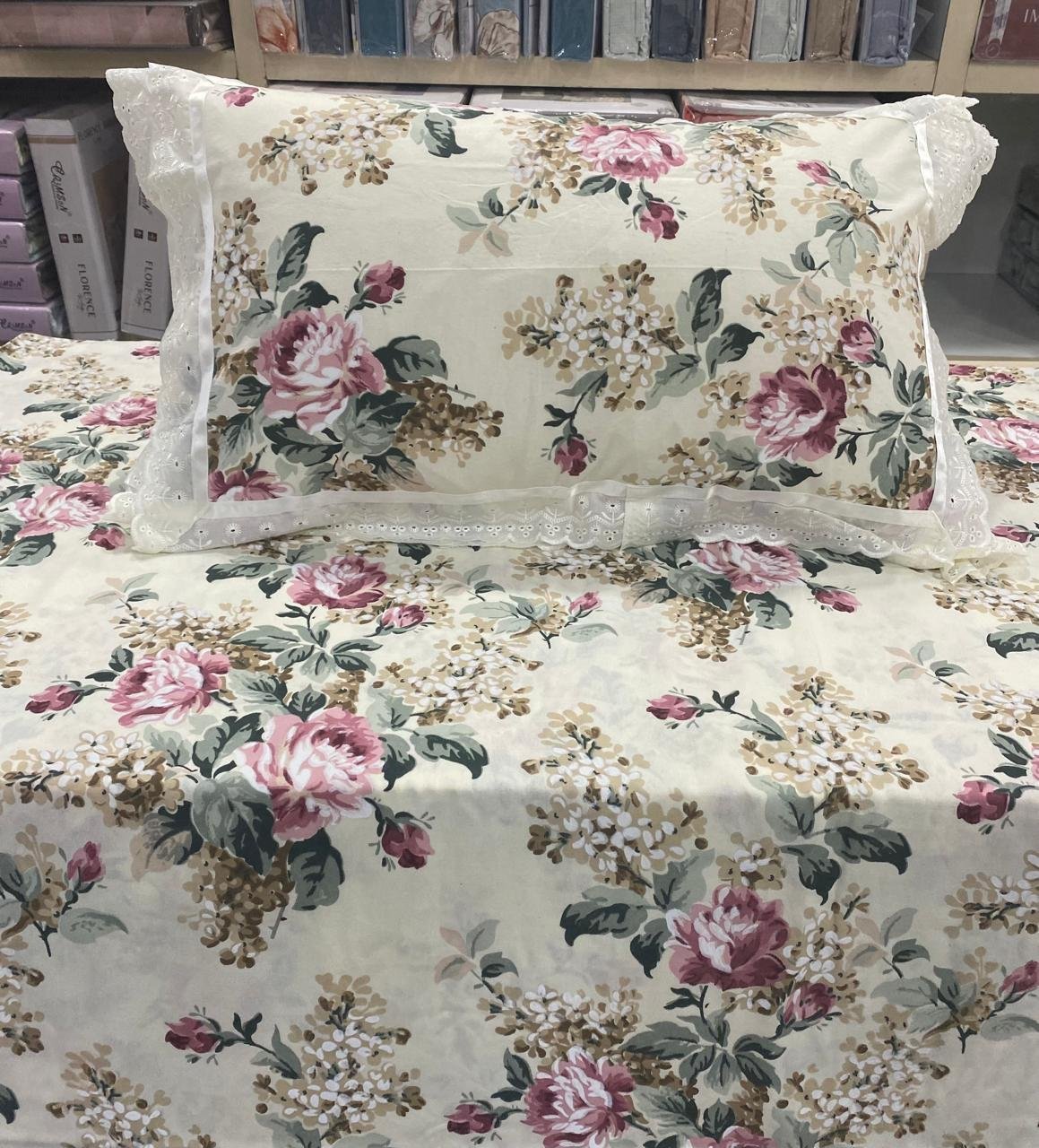 Cotton Printed King Size Bedsheet Set of 3