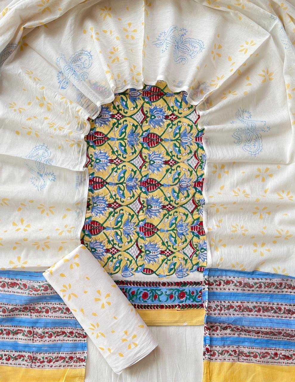 Cotton Dupatta Printed Suit
