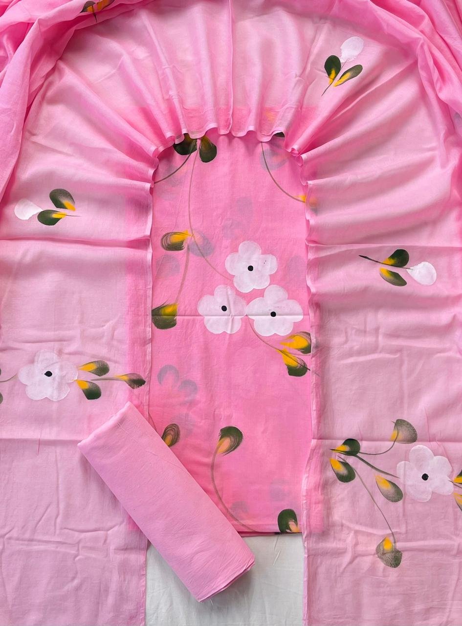 Cotton Dupatta Printed Suit