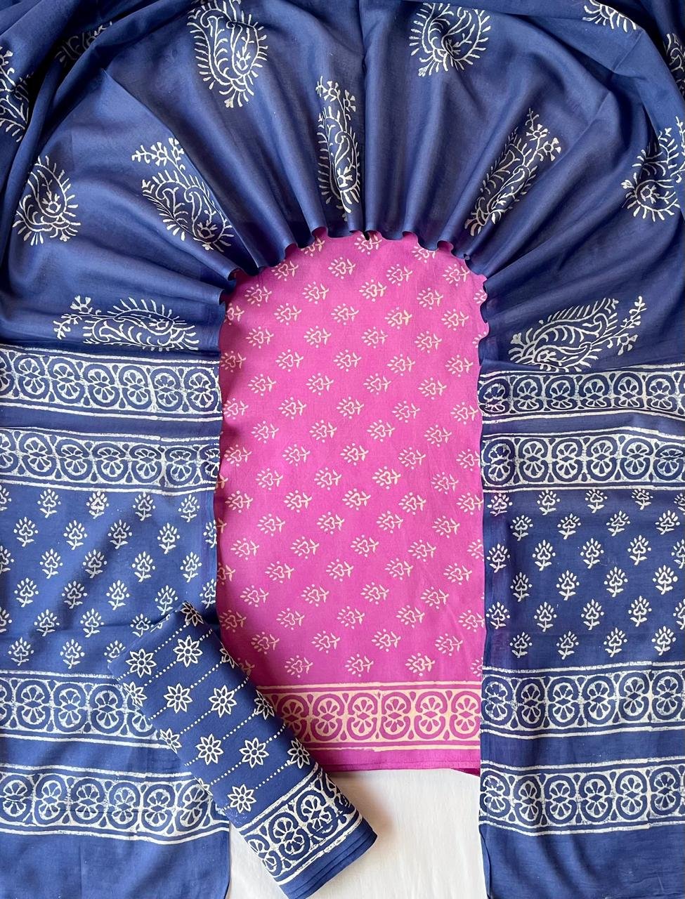Cotton Dupatta Printed Suit